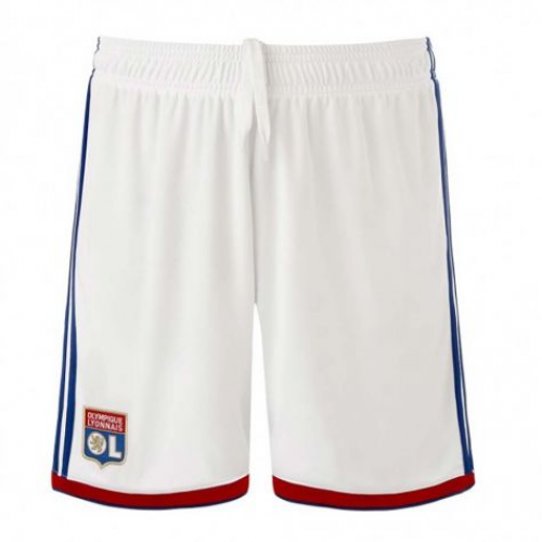 Olympique Lyon 18/19 Home Soccer Jersey Shorts
